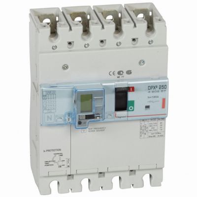 Wyłącznik DPX3 250 Z Zab. R-Pr. 4P 160A 36kA 420257 LEGRAND (420257)